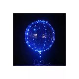 3 M Led Mavi Renkli Led Şeffaf Balon Çubuklu Set
