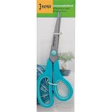 3 Maymun Evrensel Özellikli Çelik MAKAS19 cm - Su Yeşili - Tekli