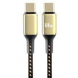3 Metre 60W Type-C To Type-C Pd Hızlı Şarj Kablosu (Zpx) - Ear-Ec-141C