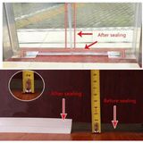3 Metre Cam Balkon Pencere Kapı Altı Yapışkanlı Rüzgar Önleyici Rüzgar Kesici Şerit Bant To - Çok Renkli