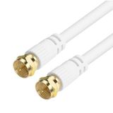 3 METRE Fabrikasyon Gold Uç F Konnektörlü Rg6/U4 Full Hd 3d 4k Anten Tv Çanak Uydu Lnb Kablosu (3)
