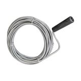 3 Metre Gider Açma Spirali – Tıkanıklık Açıcı Yay, Lavabo Tuvalet Klozet Duş Banyo Drenaj Kanalizasyon Temizleme Aparatı, Paslanmaz Çelik Spiral Tel (5 Metre) - Ahşap