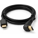 3 Metre HDMI L Kablo 90 Derece Sağ Açılı - Erkek Erkek Tv Pc Ps4 Projektör Kablosu