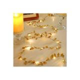 3 Metre Yaldızlı Gold LED Işık – Dekoratif Ortam ve Yılbaşı Aydınlatması (5440)
