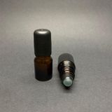 3 ml Amber Cam Roll-on Şişe , Cam Esans Şişesi , 3cc Cam Bilyeli Şişe x 6 Adet