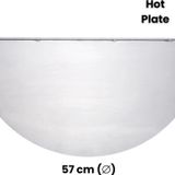 3 Mm Paslanmaz Hotplate 57 Cm Küre Mangallarla Uyumludur