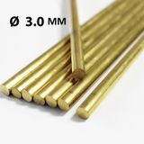 3 Mm Pirinç Çubuk Içi Dolu Yuvarlak Mil Saf 437194836
