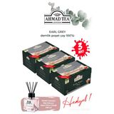 3 Paket 100’Lü Earl Grey Demlik Poşet Çay 320 G Ve Oda Kokusu