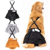 3 Paket Avont Dişi Köpek Bezi, Askılı Bebek Bezi, Sıcak Mevsim Dönemi İnkontinans için Yeniden Kullanılabilir Köpek Bezi Pantolonu, Küçük Orta Büyük Köpek Yavrusu için Yıkanabilir Hijyenik Külotlar