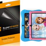 (3 Paket) Contixo 7 inç Çocuk Öğrenme Tableti (V8-2 ve V9-3) için Supershieldz, Ekran Koruyucu, Yüksek Çözünürlüklü Şeffaf Kalkan (PET)