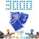 3 Paket Gel Blaster Jel Su Boncuğu Atan Oyuncak Tüfek Mermisi 6-7 mm Sadece Boncuk Gönderilir - Mavi