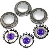 3 Paket HQ55 HQ56 Yedek Başlıklar Philips Norelco Tıraş Makinesi Için Uygun 5841XL 5825XL 5822X - Çok Renkli