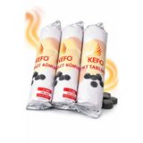 3 Paket Pratik Çakmakla Yanan Buhur Kömürü 10'lu - 33 mm (3,3 cm Çap), Tütsü & Nargile Kömürü Tablet, Oud Buhur İçin