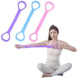 3 Paket Şekil 8 Fitness Direnç Bandı, Elastik Bant, Streç Bantlar, Kol, Omuz, Sırt, Bacak Germe, Vücut Egzersiz Ekipmanları, Yoga, Pilates, Germe için Taşınabilir Ev Ofis Elastik Halatları