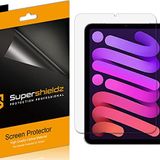 (3 Paket) Supershieldz Parlama Önleyici (Mat) Ekran Koruyucu Apple iPad Mini 6 8,3 inç (2021, 6. Nesil) için tasarlanmıştır