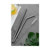 3 PARÇA METAL PİPET SETİ PASLANMAZ ÇELİK PİPET VE ÇUBUK PİPET TEMİZLEME FIRÇASI 9017846