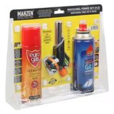 3 Parça Profesyonel Pürmüz Seti Pürmüz Torch Çakmak Başlık- Kamp Gazı 400Ml- Çakmak Gazı 270 (Timya/Go1395) 200714