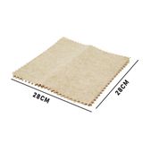 3 PCS 28X28CM YEŞİL LİF KABAK BİTİKİ ÜRETİMİ SAF DOĞAL TEMİZLİK BEZİ (5264)