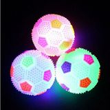 3 PCS FLASHING LİGHT UP BALL 3 ADET SESLİ LED IŞIKLI MİNİ FUTBOL TOPU YOYO IŞIKLI STRES OYUNCAĞI
