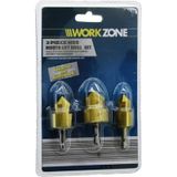 3 Pcs Plastik Boru Açma
