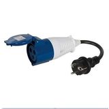 3 Pin Endüstriyel Dişi Fiş IP44 Power Kablo 3 Metre
