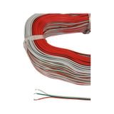 3 Pin Jst Elektrik Kablosu 3'lü Şerit Led Kablo 3x0,22mm Kalaylı %100 Bakır Kordon Kablo 100m