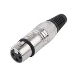 3 Pin XLR Dişi Fiş Konnektör Mikrofon Adaptörü