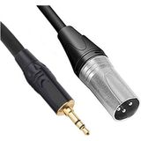 3-Pin Xlr Erkek - 3,5 mm Stereo Erkek Ses Kablosu 10 Metre