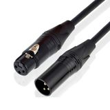 3 Pin Xlr Erkek - Dişi Mikrofon Mikser Ses Uzatma Kablosu - 1 M