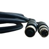 3 Pinli Erkek Dişi Konektörler ,veri Sinyali Elektrik Kablosu, Havacılık Konektörü,aktüatör Sensörü - Scart Kablo - Siyah
