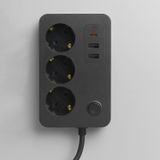 3 Prizli 3 Usb Girişli Çocuk Akım Korumalı Topraklı Golyat Grup Şarj Fiş Priz 2 Metre Uzatma Kablosu