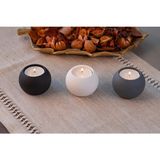 3 Renk El Yapımı Beton Tealight Mumluk Set ( Mumlar Hediye ) - 1 Adet