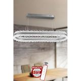 3 Renk Işıklı Kumandalı Modern Sarkıt Led Avize Ledli Avize Salon ,oda ,mutfak ,hol Yemek Masası Bulut90cm Antrasit Gümüş
