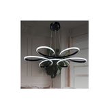 3 Renk LED Avize Papatya - Siyah