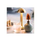 3 Renk Yanma Modlu Gold Renk Masa Lambası Ct-8429