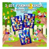 3 Set - 30 Parça Tox Evcil , Vahşi Hayvanlar ve Sebzeler Parmak Kukla T772 T782 T104