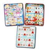 3 Set - 87 Parça Az - Çok , Büyük - Küçük Meyve Ve Sıradakini Biliyorum Oyunu Keçe Cırtlı Duvar Panoları , Eğitici Oyuncak