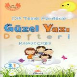 3.sınıf Dik Temel Harflerle Güzel Yazı Defteri Kıluz Çizgili