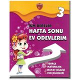 3. Sınıf Tüm Dersler Hafta Sonu Ev Ödevlerim, Türkçe Matematik Hayat Bilgisi Fen Bilimleri