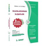 3. Sınıf Uluslararası İlişkiler (Bahar Dönemi) Konu Anlatımlı Soru Bankası (6. Yarıyıl): (3316)