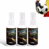 3 şişe kaleci eldiveni, Grip Spray kaleci eldiveni, futbol eldiveni, kaymaz tutuş spreyi, futbol eldiveni, bakım sistemi, kaleci antrenman aksesuarı, çocuklar ve yetişkinler için, 30 ml