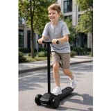 3 Tekerlekli Çocuk Scooter 4 Kademeli Ayarlanabilir Işıklı ve Müzikli Katlanabilir Çocuk Scooter GRİ