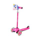 3 Tekerlekli Unicorn Işıklı Mini Cruiser Scooter - Çok Renkli
