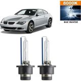 3 Tıkla BMW 6 Serisi E63 2004-2010 D2S / D2R 8000K Buz Mavisi HID Xenon Ampul 2 Adet