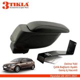3 Tıkla Dacia Lodgy Stepway 2015 Siyah Delmesiz Çelik Ayaklı Kol Dayama Kolçak