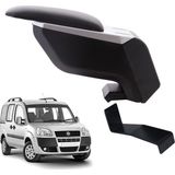 3 Tıkla Fiat Doblo 2009 Safeline Delmesiz Çelik Ayaklı Gri-Siyah Kolçak