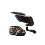 3 Tıkla Fiat Doblo 2016 Delmesiz Çelik Ayaklı Gri-Siyah Kolçak