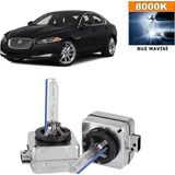 3 Tıkla Jaguar XF 2012-2015 D3S / D3R 8000K buz Mavisi HID Xenon Ampul 2 Adet