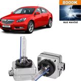 3 Tıkla Ople Insignia COSMO 2014-2017 D3S / D3R 8000K Buz Mavisi HID Xenon Ampul 2 Adet