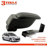 3 Tıkla Renault Clio 4 Hb 2013 Delmesiz Çelik Ayaklı Siyah Kolçak